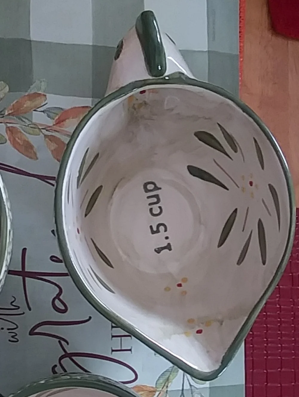 Temptations Old World Green Set Of Measuring Cups